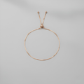 Rose Gold Sliding Clasp Bracelet