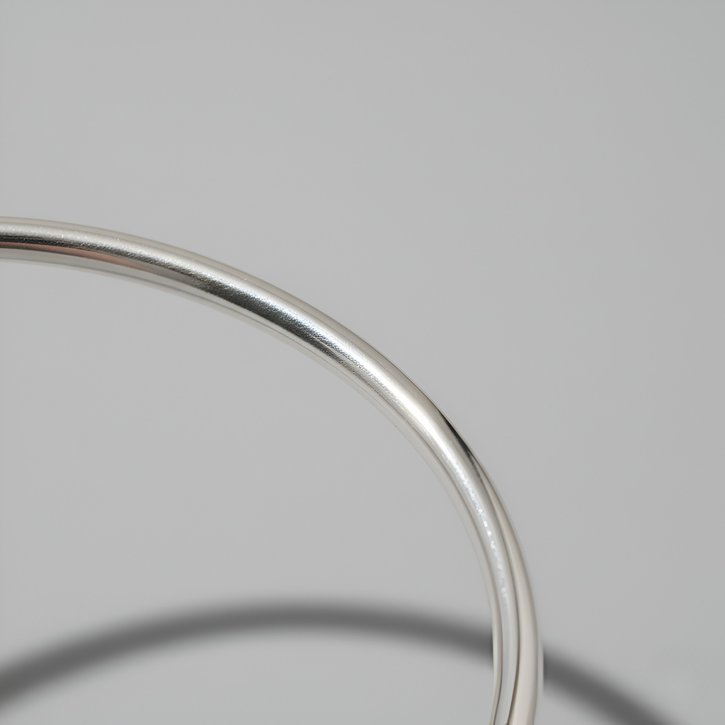 Minimalist Silver Bangle
