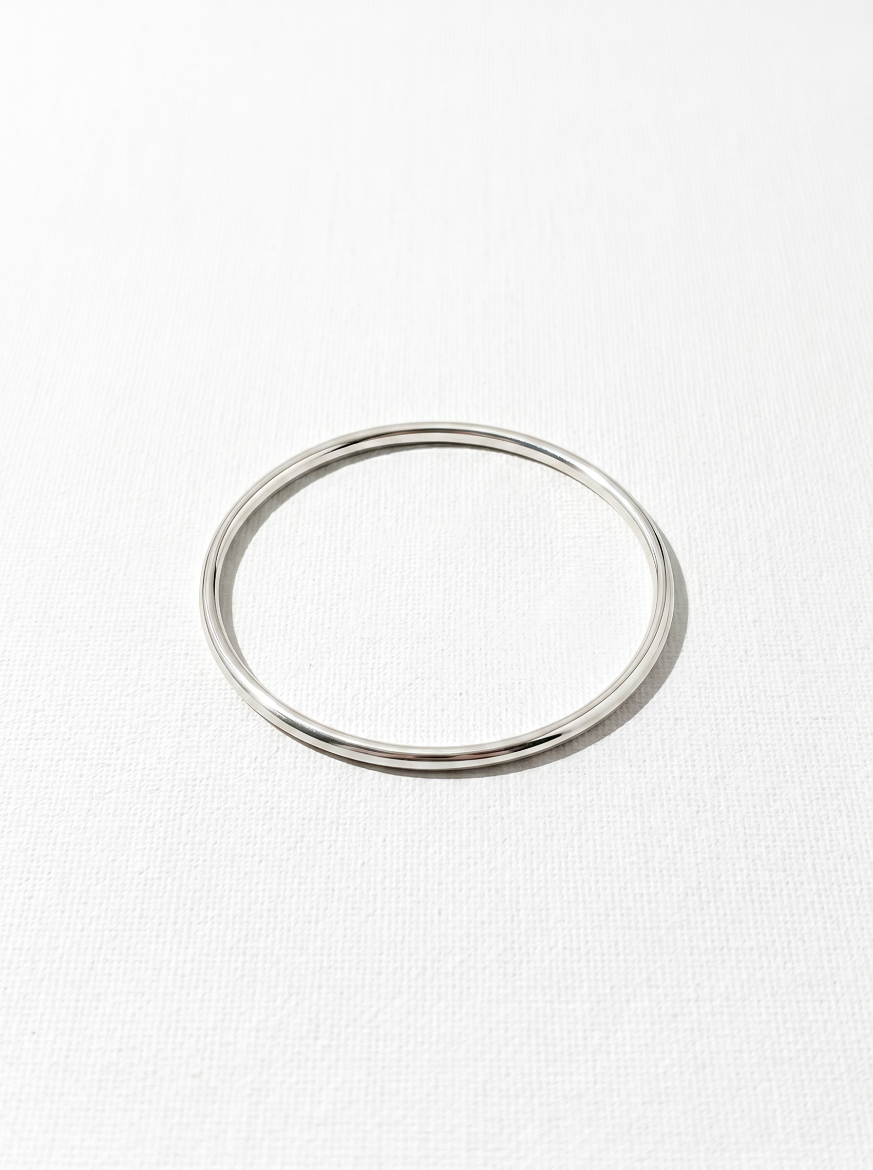 Minimalist Silver Bangle