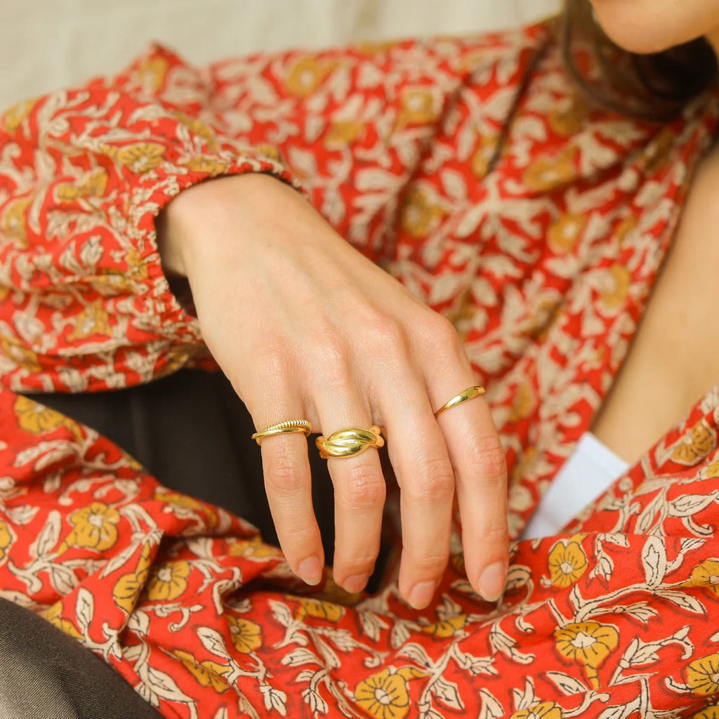 Two-Element Band Ring