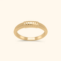 Ribbed Band Ring